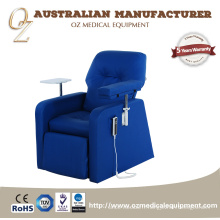 Fauteuil portatif médical de transfusion de chaise de perfusion d&#39;hôpital de qualité Fauteuil portatif médical de transfusion de divan de sang